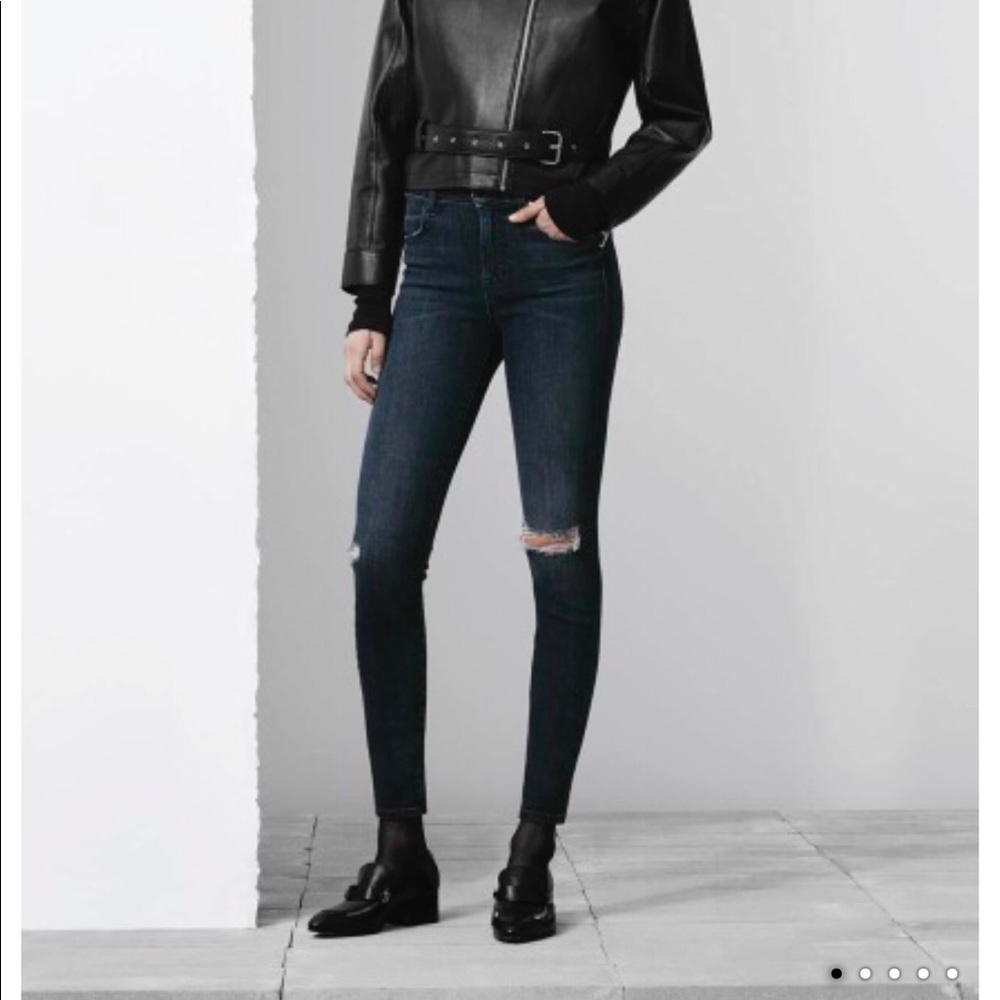 Gently worn J Brand high rise jeans
